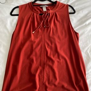 Burnt Orange Work Wear Tank